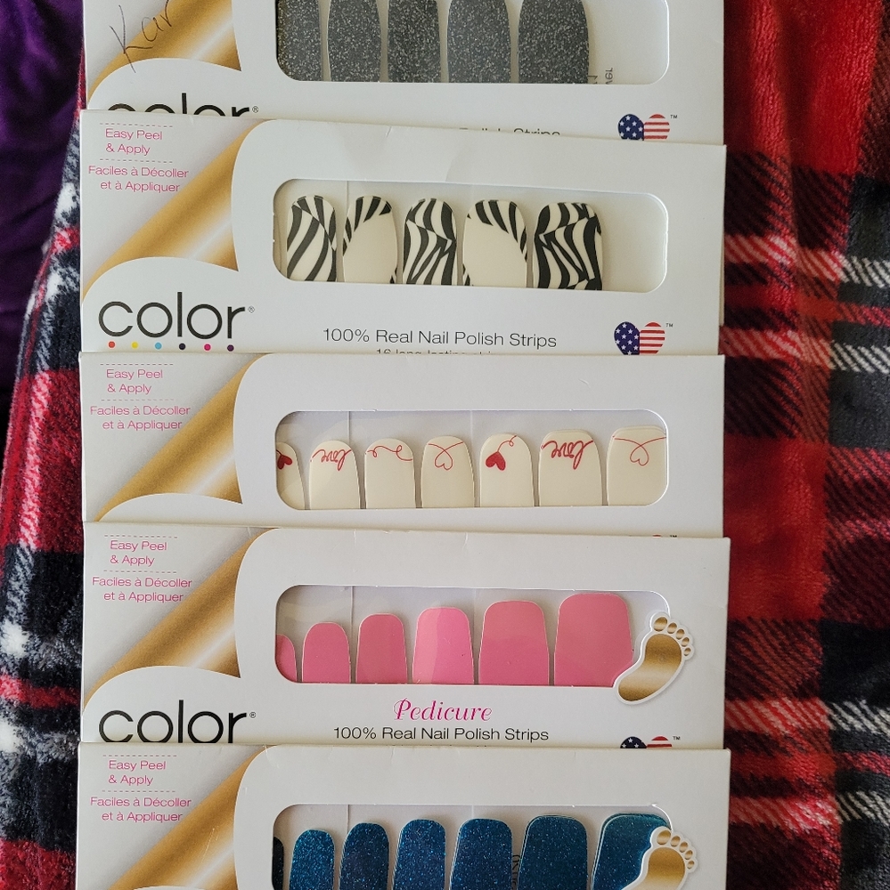 5 Color Street Manicure Sets. Sealed & Brand New!